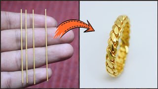 24K Gold Twisted Ring Making  Jewellery Making  How its Made  Gold Smith Jack [upl. by Lucretia]