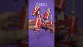 Mini DIY Horse Built with Soda Cans diy crafts sodacans toy [upl. by Addi]