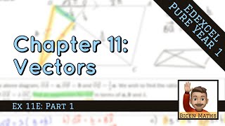 Vectors 6 • Geometric Problems Comparing Coefficients pt 1 • P1 Ex11E • 🚀 [upl. by Oneladgam24]