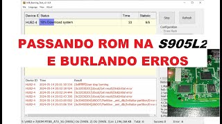 Passando rom na PAMLSV301C1 S905L2 Burlando erros de UBOOT e DTB [upl. by Yrak]