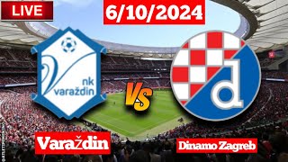 Varaždin vs Dinamo Zagreb  HNL  Live Match Score HD [upl. by Ahsoem]