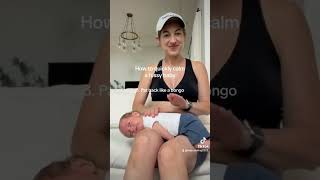 Calming a fussy baby You got this 🤝 babyhack babytok babies babytiktok babyhacks parenting [upl. by Mallon332]