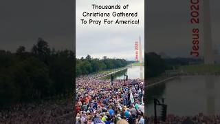 Hallelujah Thousands Gathered To Pray For America gospelmusic christianworship christianrevival [upl. by Coumas]