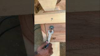 Rusty Nuts Vs wood woodworking tool hardwork [upl. by Cunningham]