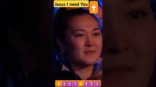 Jesus I need you 🔊✝✝✝🙏🙏✝✝ agt talent viral [upl. by Kaufmann]