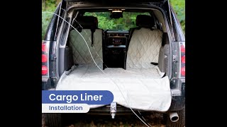 Waterproof Pet And Dog Cargo Liner Installation  4Knines [upl. by Vharat25]