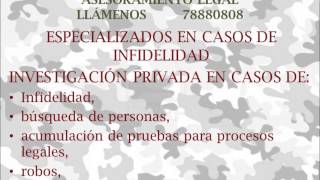 INVESTIGADOR PRIVADO LA PAZ BOLIVIA 78880808 LLAMENOS [upl. by Wein]