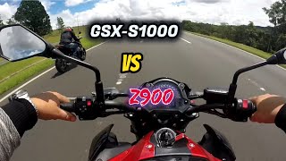 SUZUKI GSXS1000 VS KAWAZAKI Z900 QUEM LEVOU [upl. by Nylzaj776]