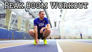 Ultimate 800m Peaking Workout ended up vomiting [upl. by Ebert]