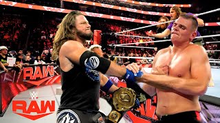 Aj Style Vs Gunther Intercontinental Championship Full Brutal Match On Raw [upl. by Quintessa]