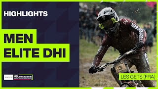 Les Gets  Men Elite DHI Highlights  2024 WHOOP UCI Mountain Bike World Cup [upl. by Ekim]