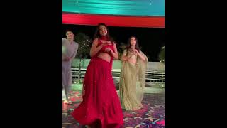 Stunning Sangeet dance performance by the squad on the peppy mashup ever [upl. by Suedama]