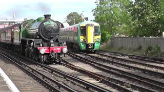 61306 on 1Z61 Steam Dreams Excursion through St Denys Southampton on 26919 [upl. by Powers631]