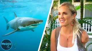 20 Most Horrific RealLife Shark Attacks [upl. by Bonn]