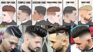 Top 20 Popular Haircuts For Men 2018  Fade Hairstyles For Guys 2018 [upl. by Chappy]