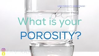 How To Find Out Your Hair Porosity  Strand Test on High amp Low Porosity Natural Hair  Samirah Gilli [upl. by Merat]