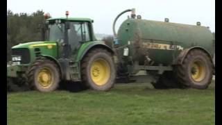 McCormick MTX150 and John Deere 6930 at slurry [upl. by Rumery227]