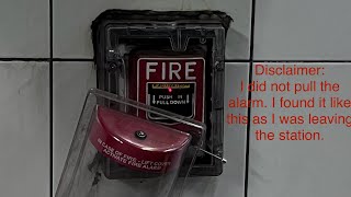 Fire alarms going off at State st VOLUME WARNING Boston MA [upl. by Ver]