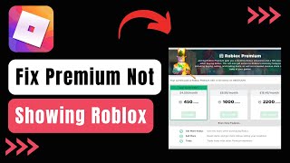 Fix Roblox Premium Not Showing Up [upl. by Suiddaht]