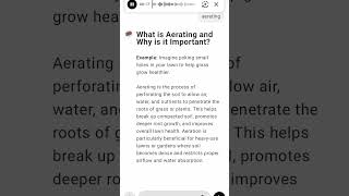 What is Aerating and Why is it Important [upl. by Wordoow]