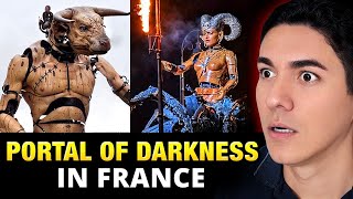 SATANIC RITUAL IN THE STREETS OF FRANCE  The End Times Have Arrived [upl. by Whitnell]