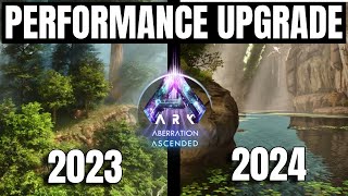 ARK Aberration Performance Upgrade  BEFORE vs AFTER [upl. by Nwahsear]