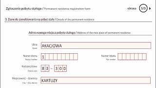 Zgłoszenie zameldowania na pobyt stały w Urzędzie Gminy w Żukowie [upl. by Htabazile]