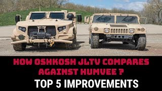 HOW OSHKOSH JLTV COMPARES AGAINST HUMVEE [upl. by Tekcirc]