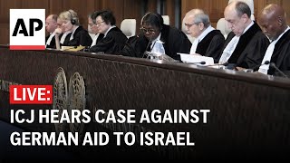 ICJ LIVE Hearings continue in Nicaragua’s case against German aid to Israel [upl. by Taber]