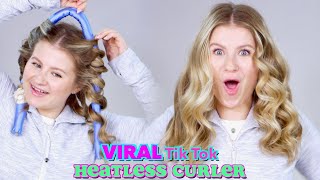 VIRAL TikTok HEATLESS Hair Curler [upl. by Anihc]