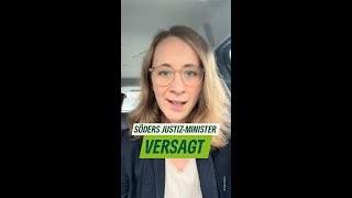 Söders JustizMinister versagt [upl. by Lennie]