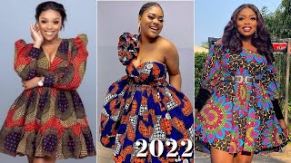 Stylish Short Flare Ankara Gown Styles 2022 ankara fashion dress ankarastyles outfits inspo [upl. by Alcot]