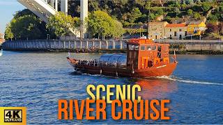 Scenic Relaxing Cruise on the Douro River in Porto Portugal [upl. by Nileuqaj453]