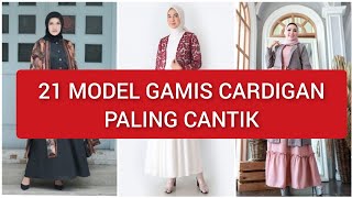 20 Model Baju Gamis Cardigan Kardi Panjang Modern Terbaru 20212022 Paling Cantik [upl. by Ware]