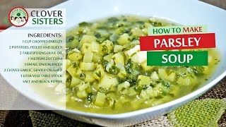 Healthy parsley soup [upl. by Furtek]