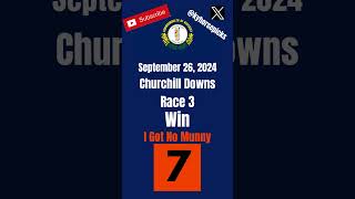 Best Bets for Churchill Downs for September 26 kentuckyhorseracing churchilldowns [upl. by Venetia]