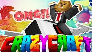 THE MOST OG PACK EVER  MINECRAFTS OLDEST MOD PACK CRAZY CRAFT SURVIVAL 1  JeromeASF [upl. by Ardnassac]