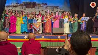 Losar song by San Francisco Tibetan members [upl. by Navlys]