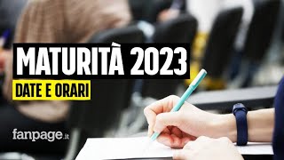 Maturità 2023 si torna alla normalità preCovid 21 giugno prima prova scritta [upl. by Noillimaxam451]