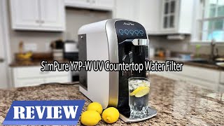 SimPure Y7P Countertop Reverse Osmosis System Review  Watch before ordering [upl. by Kovacs]