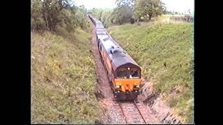 Freight and passenger trains in southern Scotland 2001 [upl. by Krysta735]