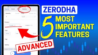 5 Basic Zerodha Features You Should Know Hindi [upl. by Reynolds]