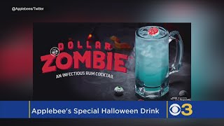 Applebees Spooky New Dollar Zombie Drink Unveiled Ahead Of Halloween [upl. by Gillespie771]