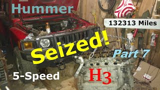 2006 Hummer H3 35 5cyl teardown  Bucket of Yuk  Part 7 [upl. by Adnirod]