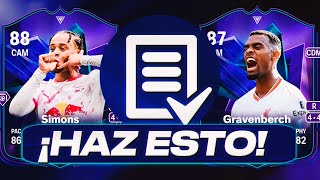 ✔️ HAZ ESTO DURANTE FC PRO LIVE EN FC 25 ULTIMATE TEAM TIPS Y CONSEJOS [upl. by Tobey291]