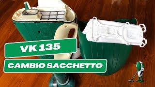 Cambiare sacchetto folletto vk 135 [upl. by Morril]