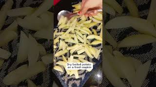 Air fried french fries recipe 🍟recipe healthyrecipes shorts [upl. by Carlotta]