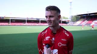 Intervju  Emil er klar for sin første Conference Leaguekamp med Brann [upl. by Myrtie]