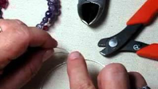 Working with Memory Wire for Jewelry Making [upl. by Sardella]