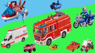 Feuerwehrauto Polizeiautos amp Spielzeugautos für Kinder [upl. by Kingdon]